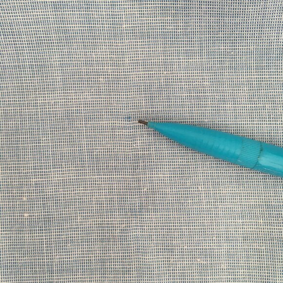 Vintage 1970's Rhoda Lee Lace Trimmed Chambray Button-Up Prairie Blouse - Picture 9 of 10